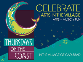 Thursday's on the Coast Art Walk in Calrsbad, CA